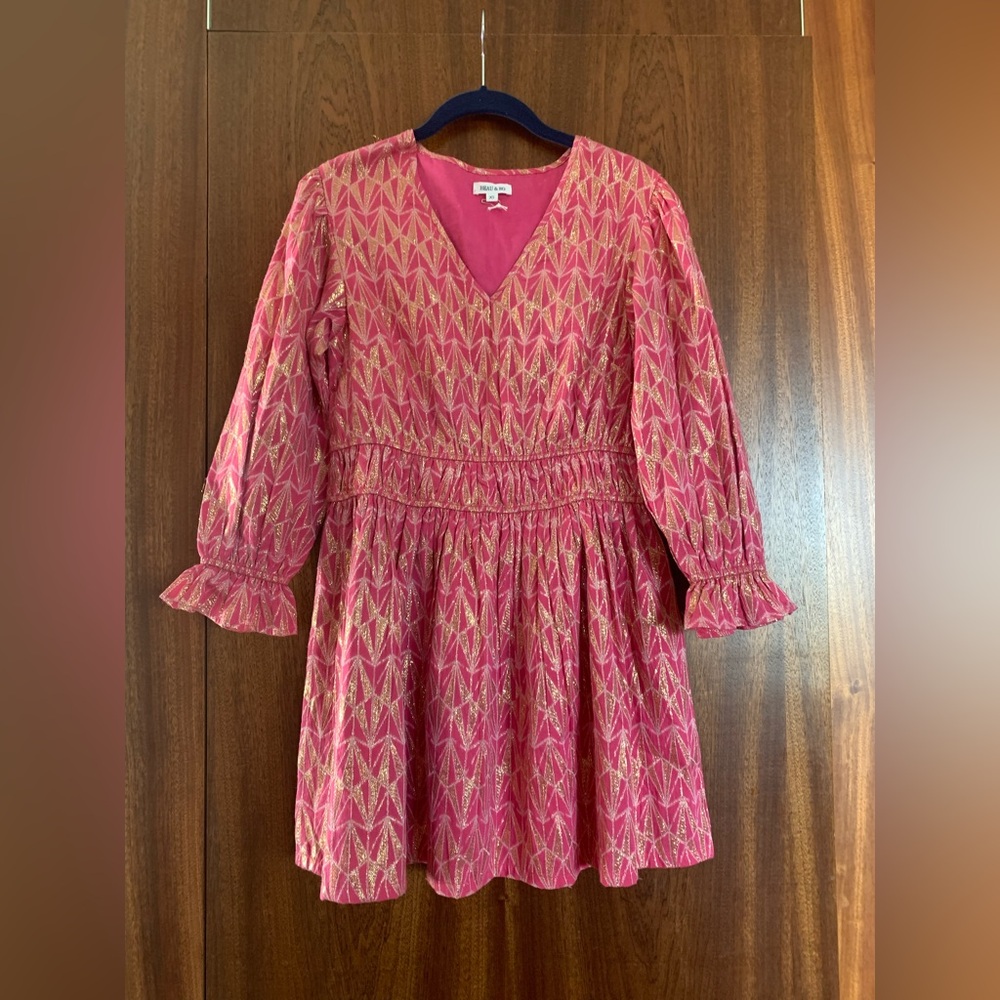 Beau & Ro Pink Gold Mini dress